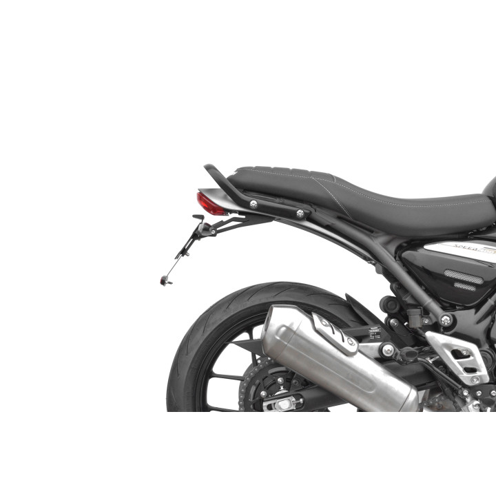SUPPORT DE PLAQUE AVEC ECLAIREUR TRIUMPH SPEDD TWIN 400 (24-25)