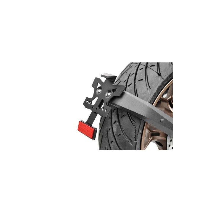 OFFSET LICENSE PLATE HOLDER FOR HONDA CB650R/CBR650R (21-23)