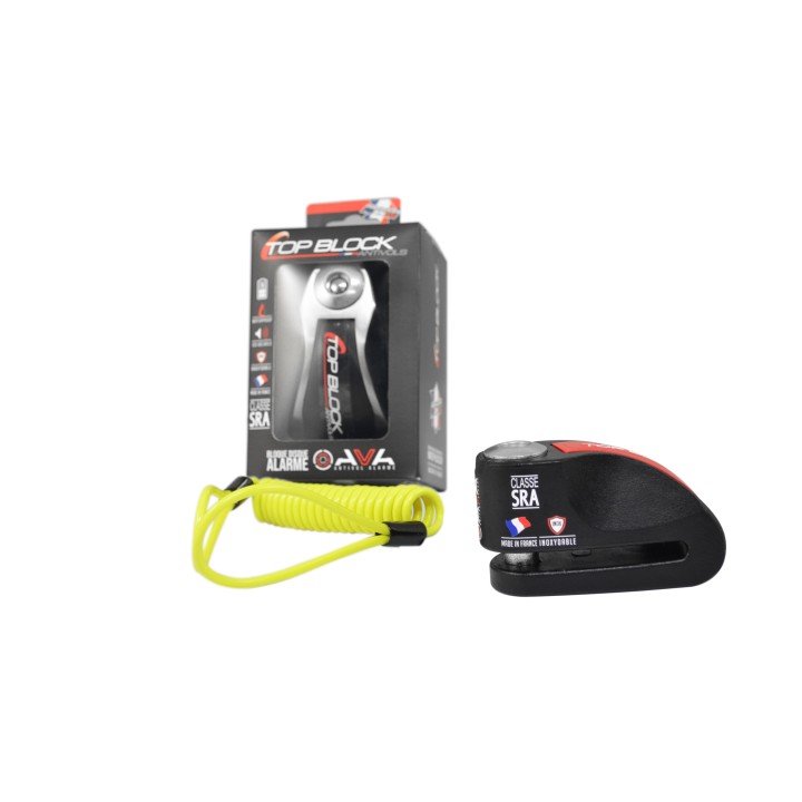 ALARM DISC LOCK Ø14 Black SRA