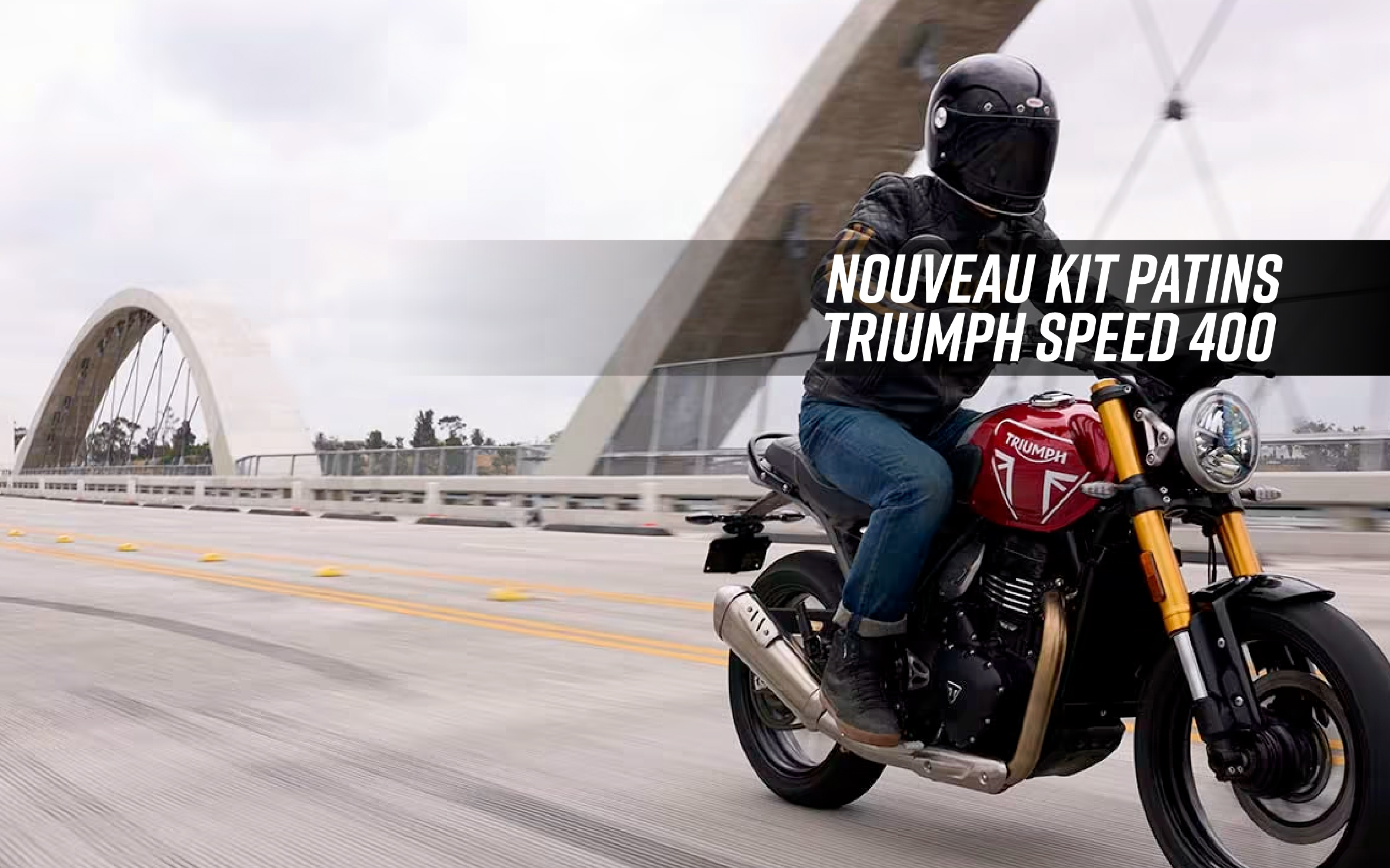 TRIUMPH SPEED 400 PATINS